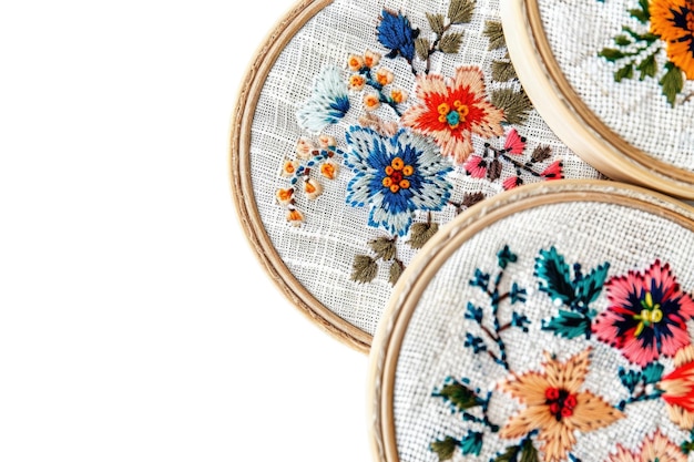 ręcznie haftowany detal