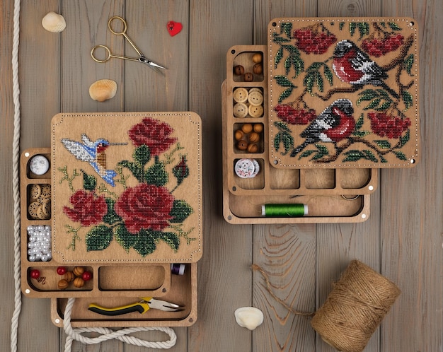 zestaw do haftu z instrukcją